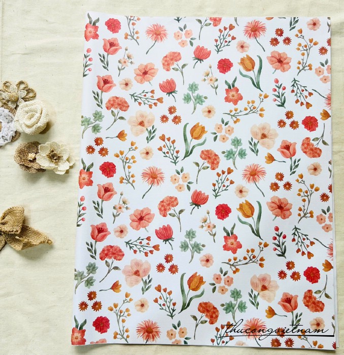 Giấy gói quà Fo Kem - B48